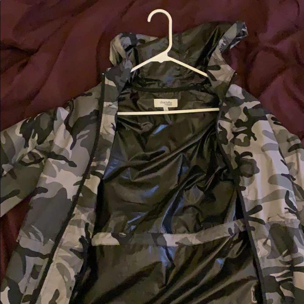 Camo windbreaker